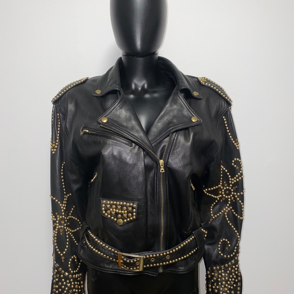 John Michael Jackets & Blazers - VINTAGE John Michael Leather Jacket Size M